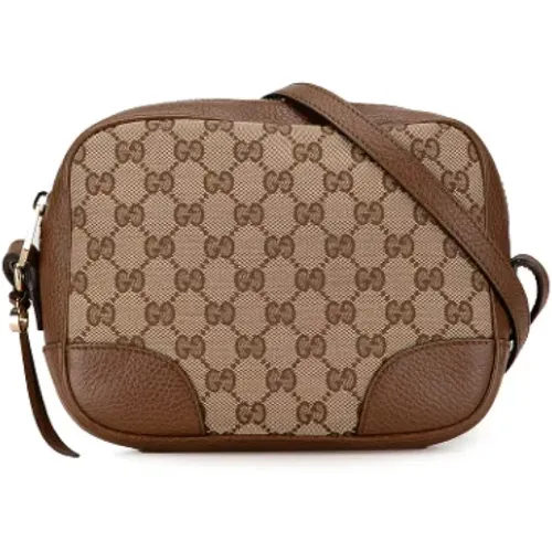 Pre-owned Canvas crossbody-bags , female, Sizes: ONE SIZE - Gucci Vintage - Modalova