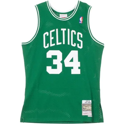 Boston Celtics Paul Pierce Swingman Jersey , male, Sizes: S, XL - Mitchell & Ness - Modalova