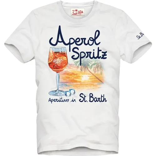 Venedig Spritz T-Shirt , Herren, Größe: M - MC2 Saint Barth - Modalova