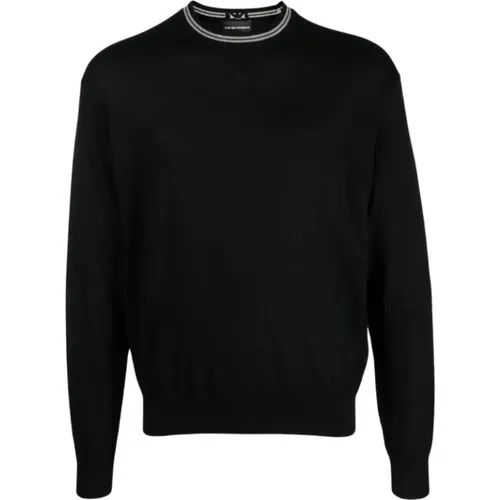 Stylish Pullover Sweater , male, Sizes: XL, L, M - Emporio Armani - Modalova