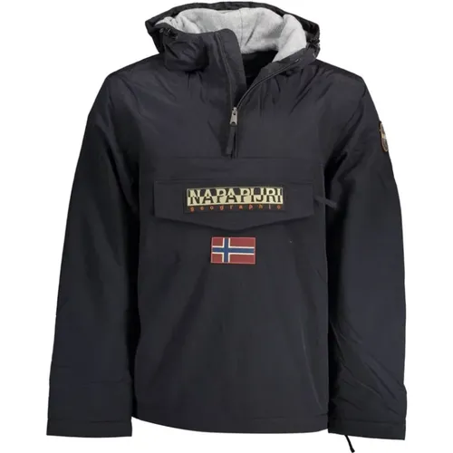 Schwarze Herren Regenwaldjacke , Herren, Größe: XL - Napapijri - Modalova