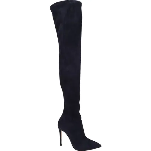 Blaue Ankle Boots Aw22 , Damen, Größe: 40 EU - Casadei - Modalova