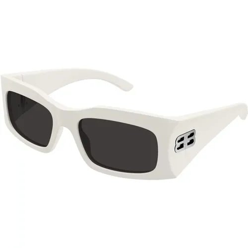 Trendy Rectangular Sunglasses , male, Sizes: 58 MM - Balenciaga - Modalova