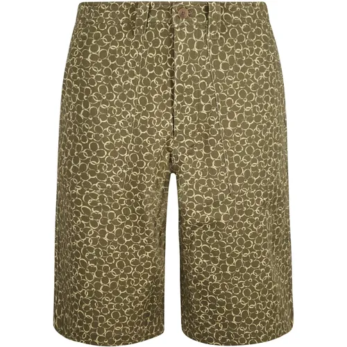 Arbeitskleidung Bermuda Shorts , Herren, Größe: 3XS - Maison Kitsuné - Modalova