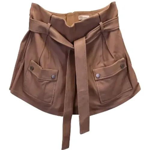 Pre-owned Leather bottoms , female, Sizes: XL - Valentino Vintage - Modalova