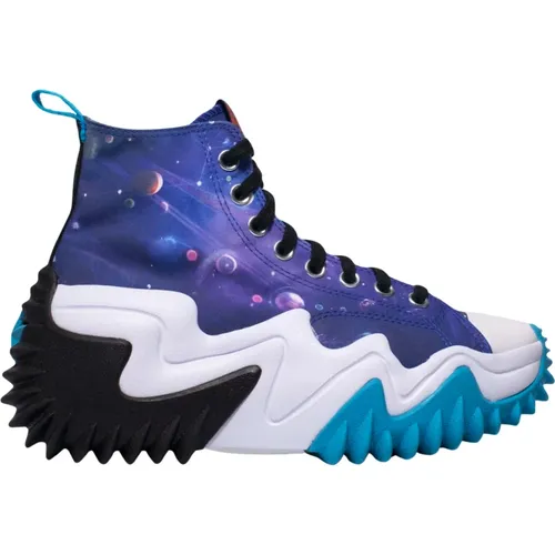 Limited Edition Space Jam Run Star , male, Sizes: 6 UK, 11 UK, 5 1/2 UK, 3 1/2 UK, 10 1/2 UK, 2 UK, 2 1/2 UK, 5 UK, 1 UK, 8 1/2 UK, 7 UK, 8 UK, 4 UK, - Converse - Modalova