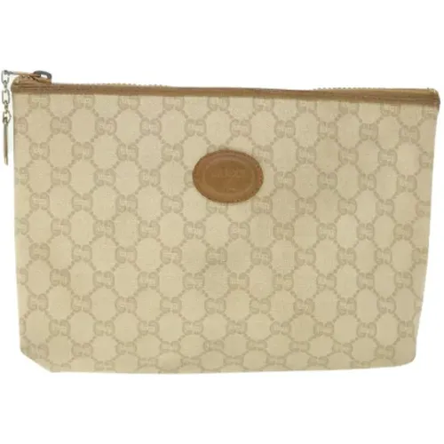 Pre-owned Canvas clutches , female, Sizes: ONE SIZE - Gucci Vintage - Modalova