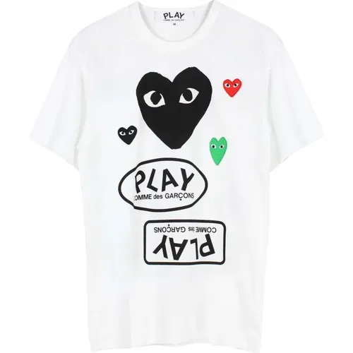 T-Shirts , Herren, Größe: M - Comme des Garçons Play - Modalova