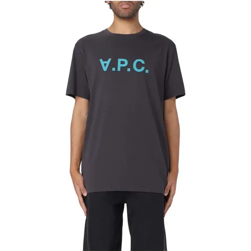 T-Shirt VPC Classic White Cotton Tee , male, Sizes: XL, L, M - A.p.c. - Modalova