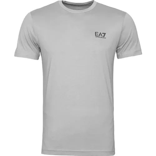 EA7 Emporio Armani Shirt T-Shirt mit Rundhals-Ausschnitt , Herren, Größe: 3XL - Emporio Armani EA7 - Modalova