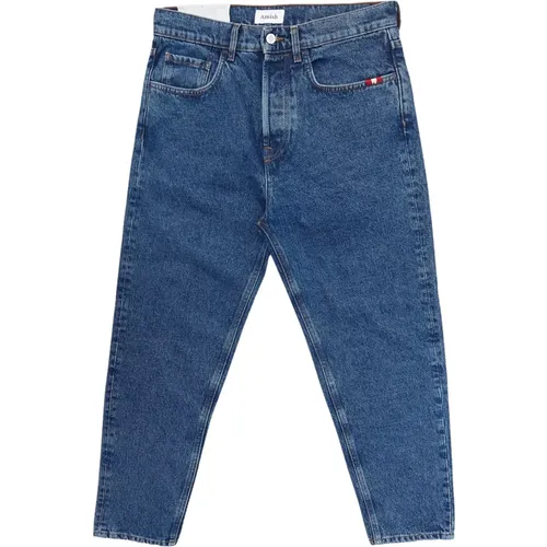 Stone Wash Tapered Fit Jeans Amish - Amish - Modalova