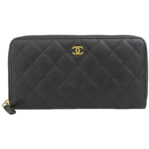 Pre-owned Leather wallets , female, Sizes: ONE SIZE - Chanel Vintage - Modalova