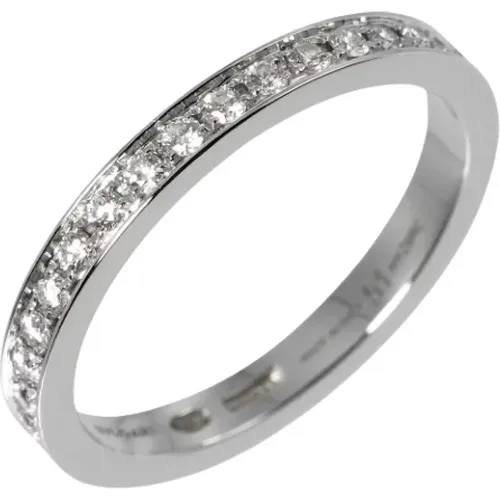 Pre-owned Platinum rings , female, Sizes: ONE SIZE - Bvlgari Vintage - Modalova