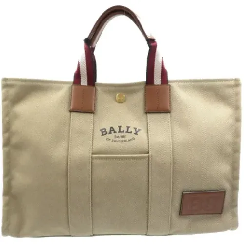 Pre-owned Canvas handbags , female, Sizes: ONE SIZE - Bally Pre-owned - Modalova