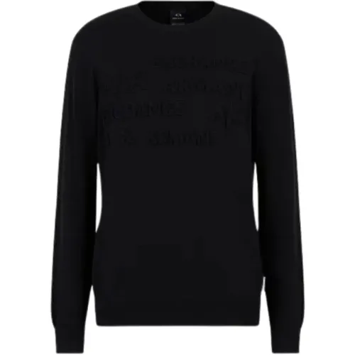 Classic Sweater , male, Sizes: L - Armani Exchange - Modalova