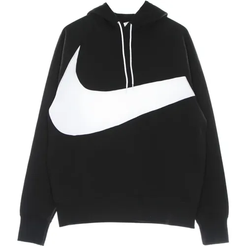 Tech Fleece Kapuzenpullover Schwarz/Weiß , Herren, Größe: XL - Nike - Modalova