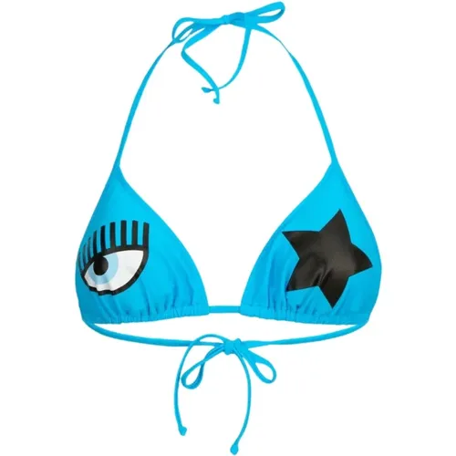 Eyestar Dreieck Bikini Türkis Meer , Damen, Größe: S - Chiara Ferragni Collection - Modalova