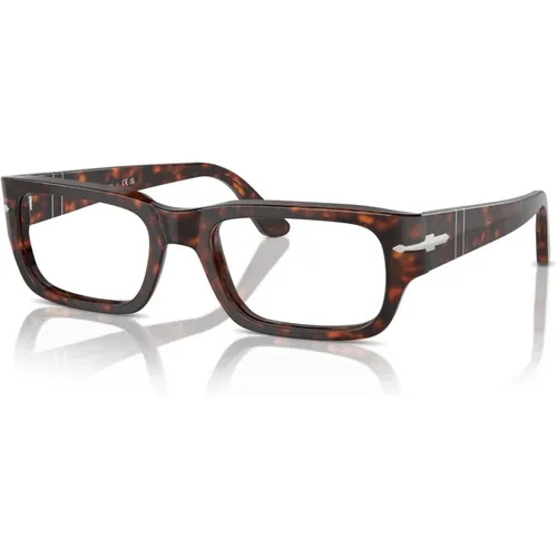 Havana Brillengestelle , unisex, Größe: 55 MM - Persol - Modalova