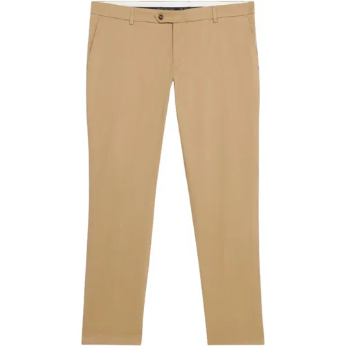 Khaki Slim Fit Double Twisted Cotton Chinos , Herren, Größe: W34 - Brooks Brothers - Modalova