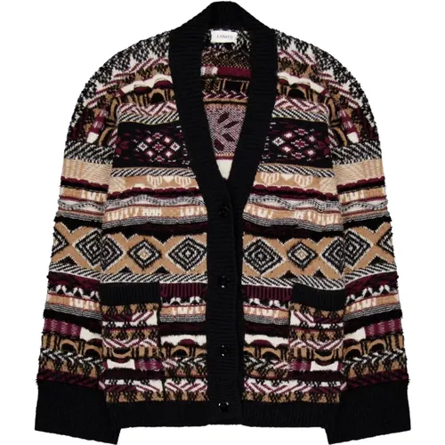 Fantasia Jacquard Cardigan Laneus - Laneus - Modalova