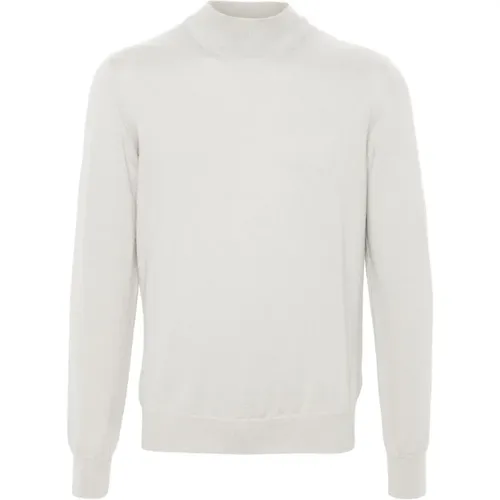 Fine Knit Wool Jersey Sweater , male, Sizes: S, XL, 2XL - Tagliatore - Modalova