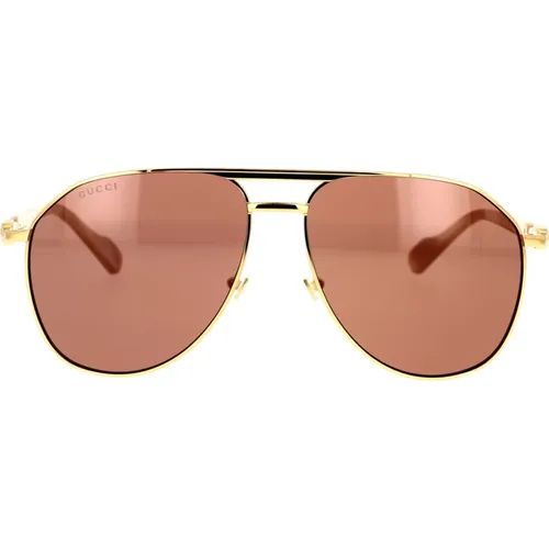 Vintage-inspirierte Oversized Piloten Sonnenbrille,Stylische Sonnenbrille Gg1220S - Gucci - Modalova