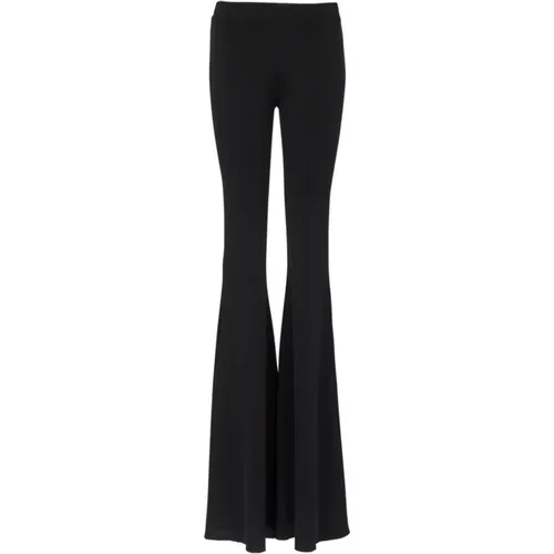 High-waisted flared trousers , female, Sizes: S - Balmain - Modalova