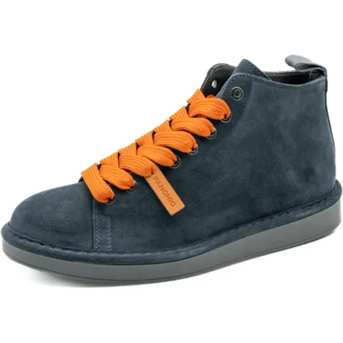 Knöchelstiefel Cobalt/BurOrange Aw24 , Herren, Größe: 46 EU - Panchic - Modalova