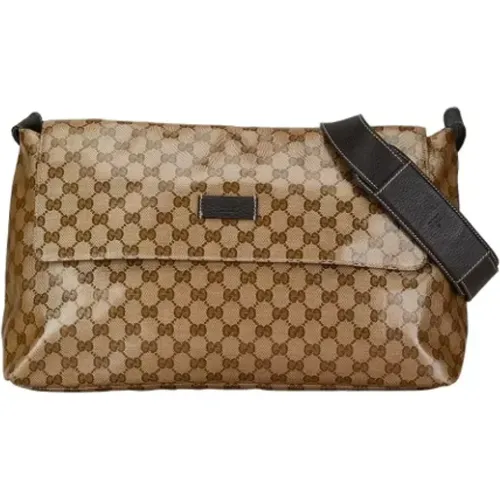 Pre-owned Leder schultertasche - Gucci Vintage - Modalova