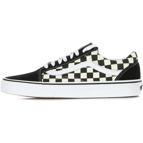 Classic Checkered Low Top Sneakers , male, Sizes: 3 UK, 1 UK - Vans - Modalova