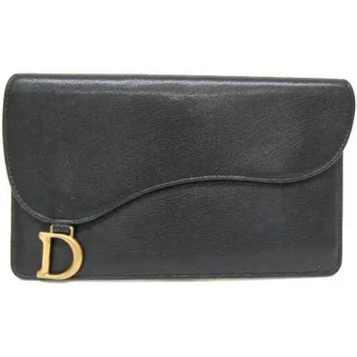 Pre-owned Leather wallets , female, Sizes: ONE SIZE - Dior Vintage - Modalova