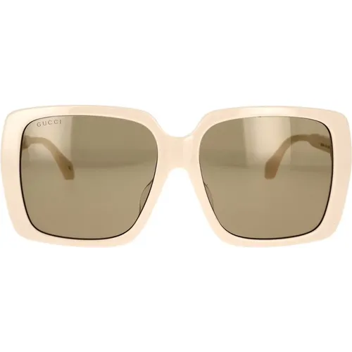 Fashion Oversize Square Sunglasses , unisex, Sizes: 58 MM - Gucci - Modalova