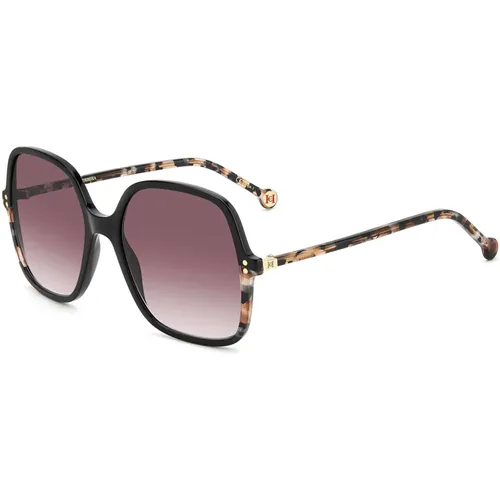 Havana/Brown Shaded Sunglasses , female, Sizes: 56 MM - Carolina Herrera - Modalova