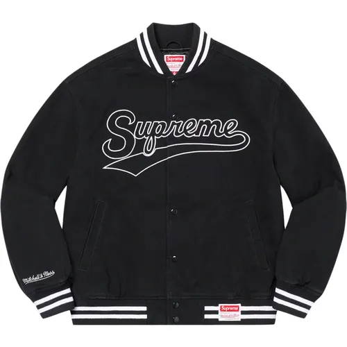 Limitierte Auflage Varsity Jacket Schwarz - Supreme - Modalova