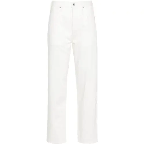 White Slim-Fit Denim Jeans , female, Sizes: W27, W29, W28 - Jil Sander - Modalova