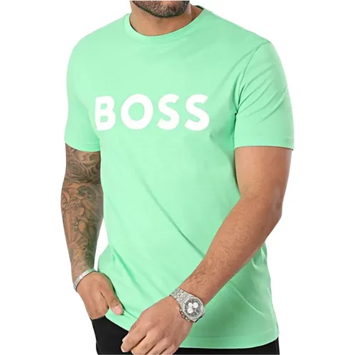 Herren Thinking T-Shirt , Herren, Größe: 2XL - Hugo Boss - Modalova