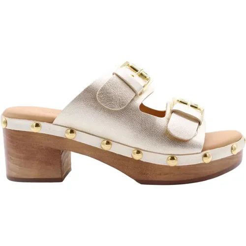 Eridanos Wooden Clogs , female, Sizes: 6 UK, 8 UK, 4 UK, 7 UK, 5 UK - Dwrs - Modalova