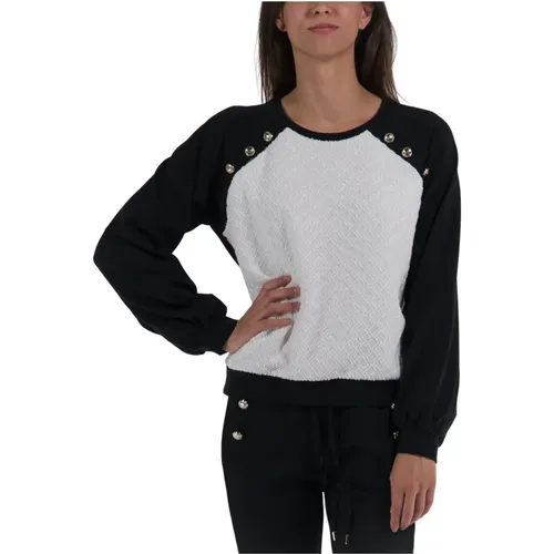 Boucle Sweatshirt , female, Sizes: M - Liu Jo - Modalova