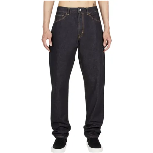 Textdruck Jeans , Herren, Größe: M - Moncler - Modalova