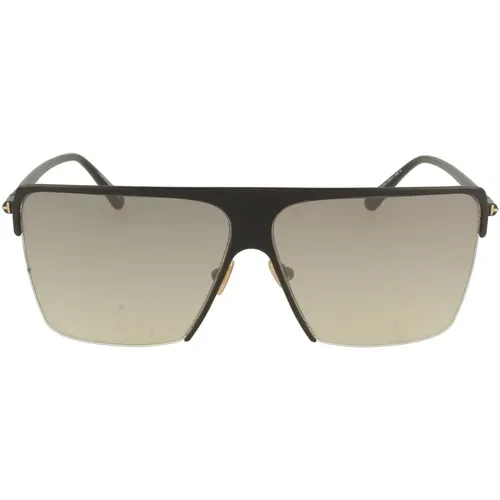 Sportliche und Modische Rechteckige Sonnenbrille - Tom Ford - Modalova