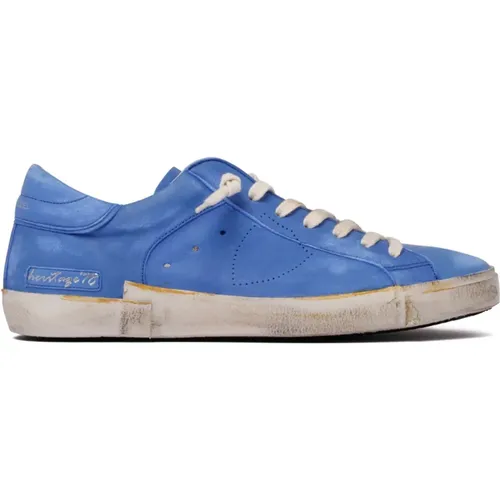 Light Tennis Sneakers , male, Sizes: 9 UK, 11 UK, 12 UK, 7 UK, 10 UK, 6 UK, 8 UK - Philippe Model - Modalova