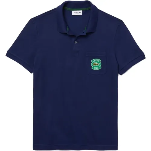 Classic Pique Pocket Polo Shirt , male, Sizes: M - Lacoste - Modalova