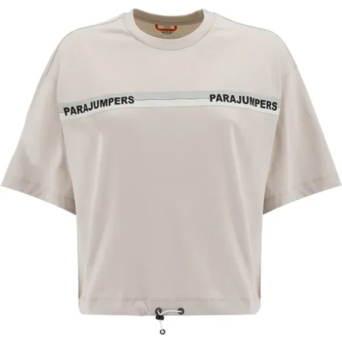 Lightweight Cotton T-Shirt , female, Sizes: XS - Parajumpers - Modalova