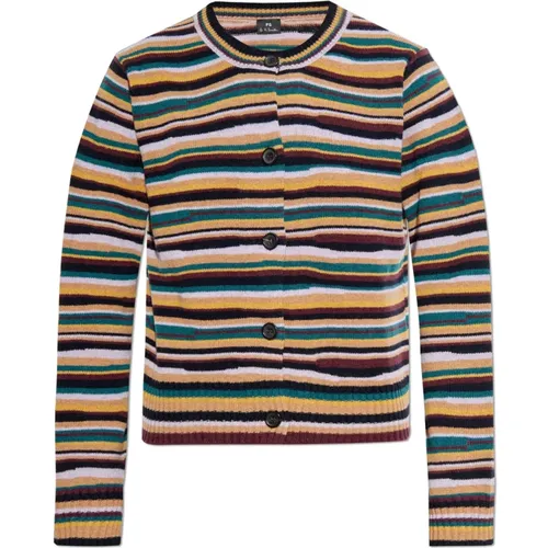 Gestreifter Cardigan , Damen, Größe: L - PS By Paul Smith - Modalova