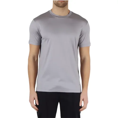 Essential Cotton and Lyocell T-shirt , male, Sizes: M - Emporio Armani - Modalova