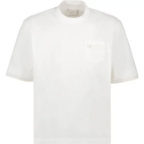 Pocket T-shirt in Cotton , male, Sizes: M - Sacai - Modalova