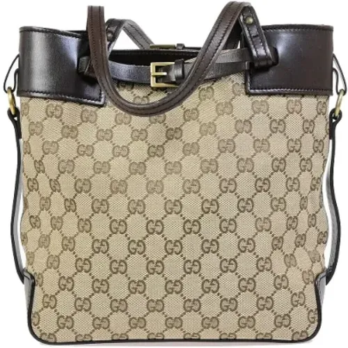 Pre-owned Canvas gucci-bags , female, Sizes: ONE SIZE - Gucci Vintage - Modalova