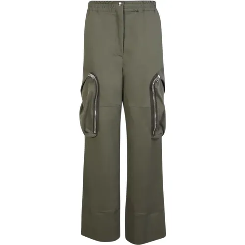 Womens Clothing Trousers Ss23 , female, Sizes: L, S, XS - Blanca Vita - Modalova