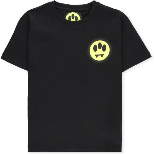 Kontrast Logo Baumwoll T-Shirt für Jungen - Barrow - Modalova