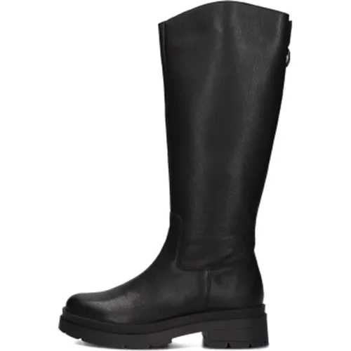 Stilvolle Schwarze Stiefel , Damen, Größe: 41 EU - Red Rag - Modalova